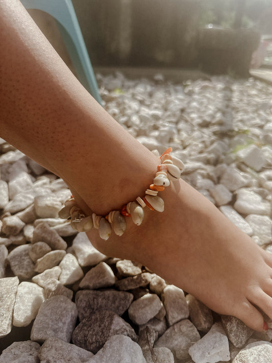 Oyster of the Sea anklet