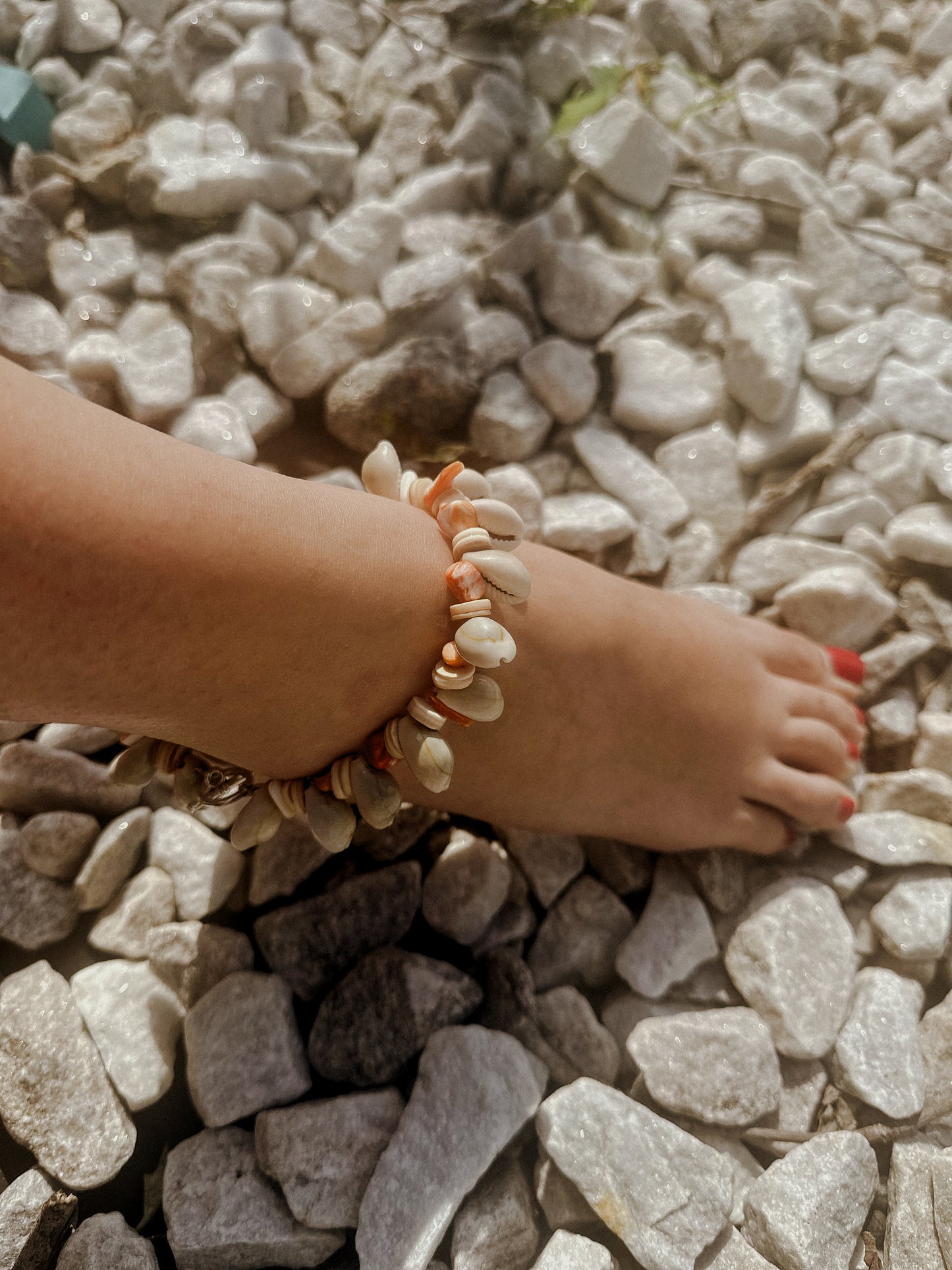 Oyster of the Sea anklet