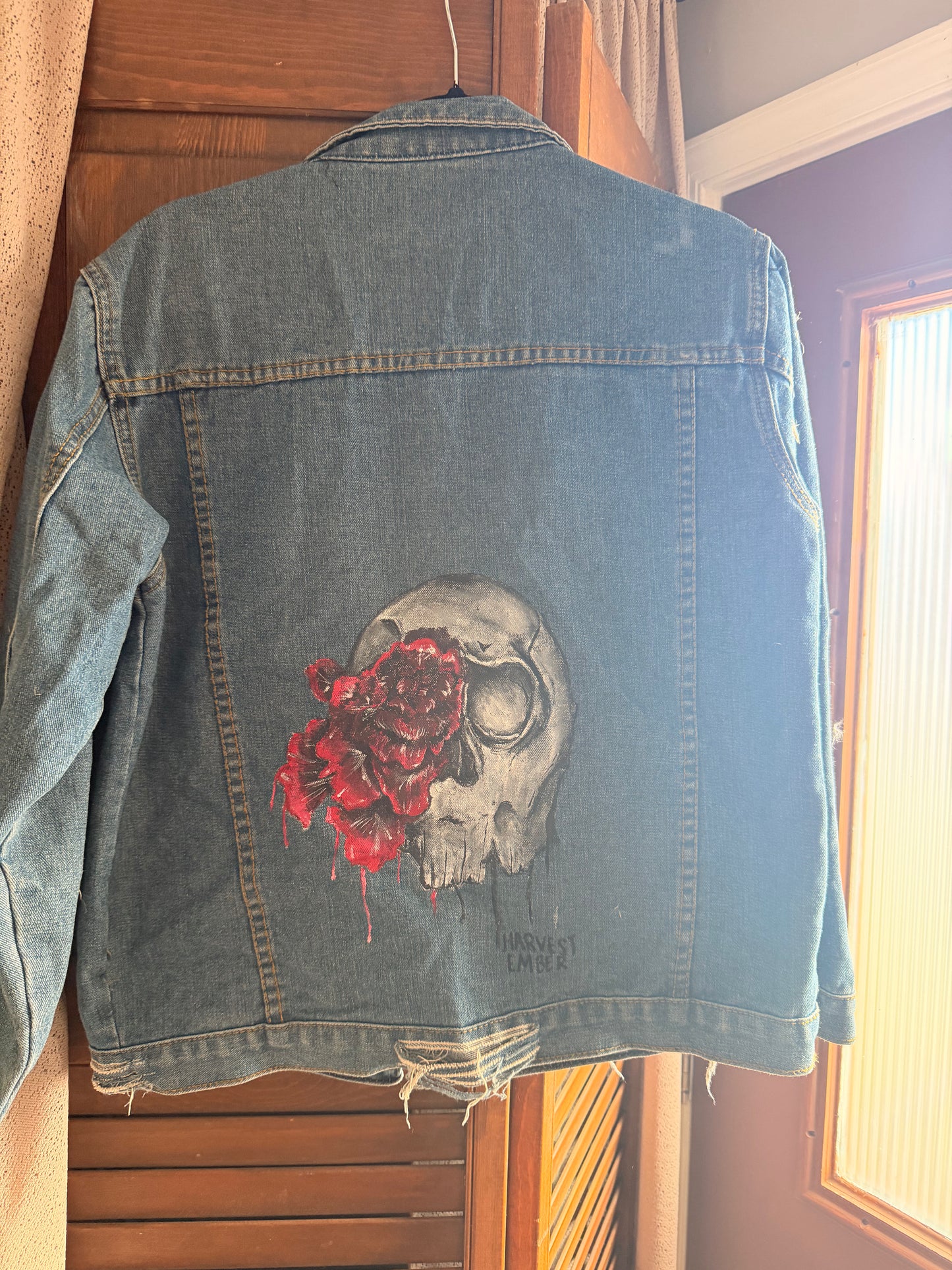 Skull Jean jacket