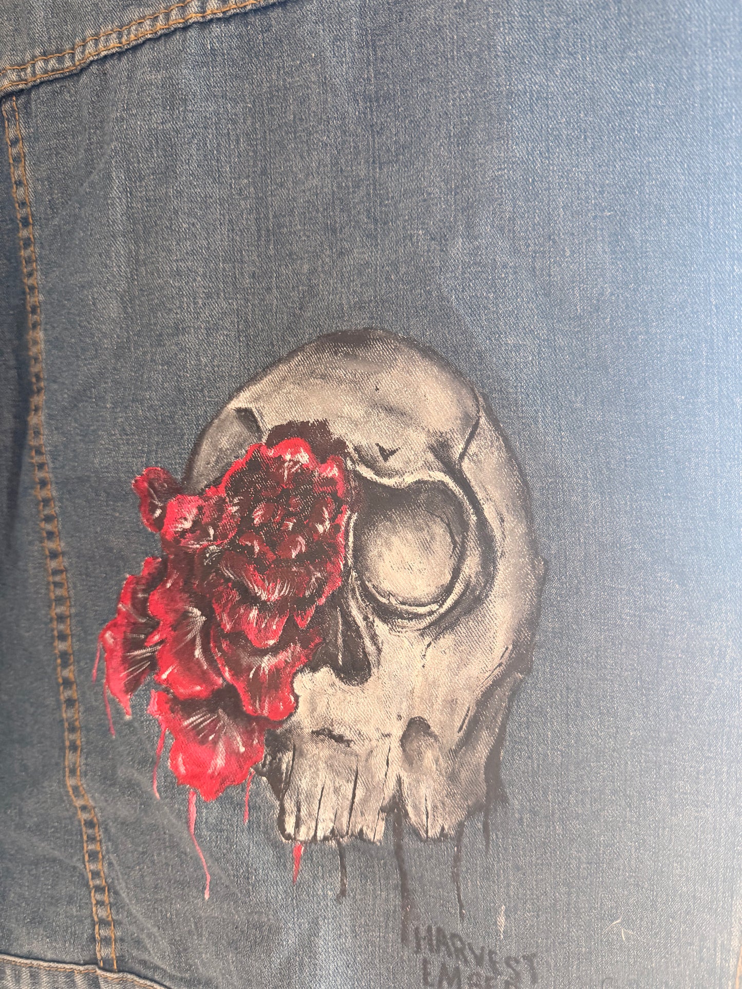 Skull Jean jacket
