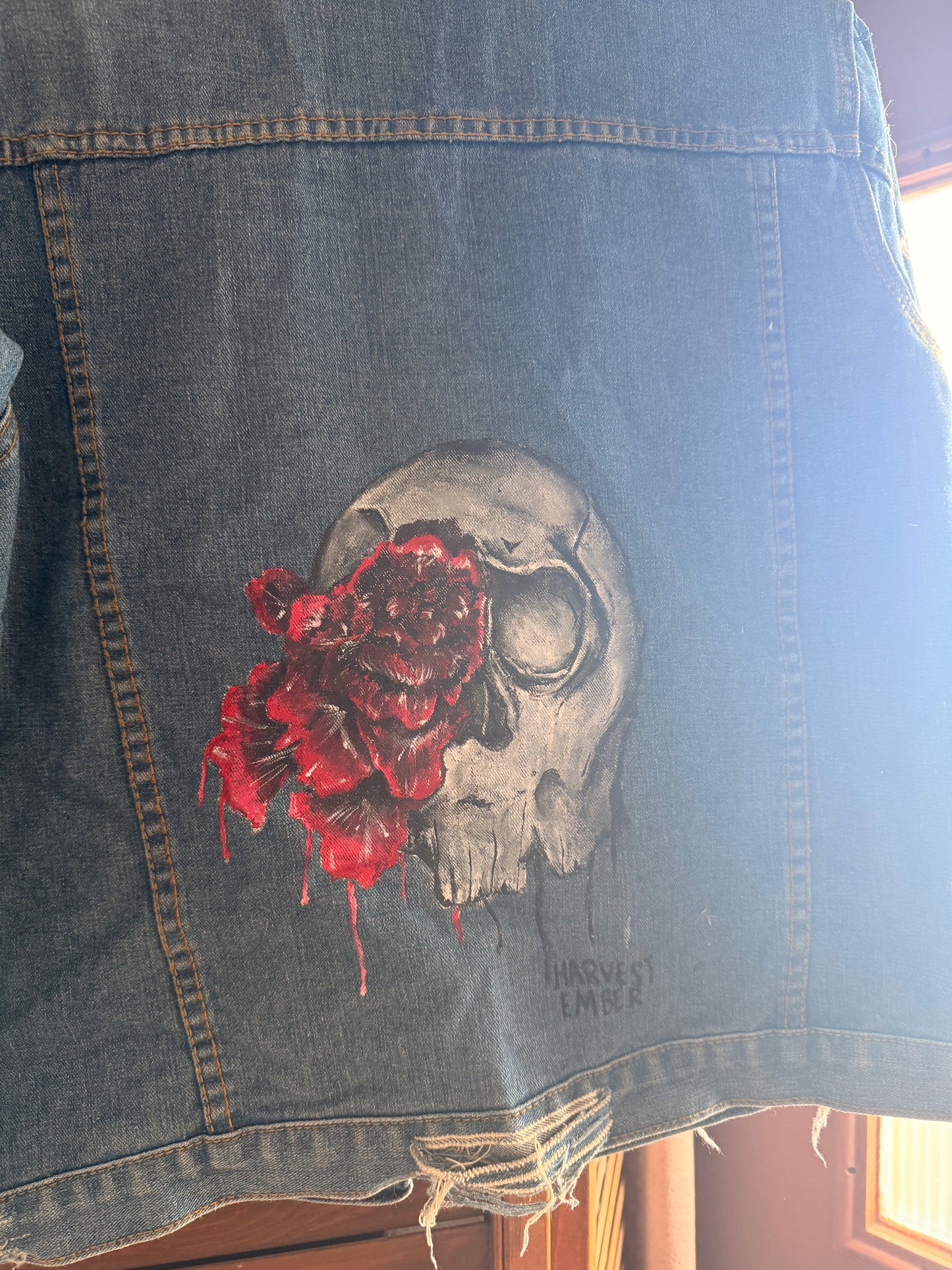 Skull Jean jacket