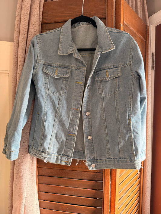 Hand painted Jean jacket